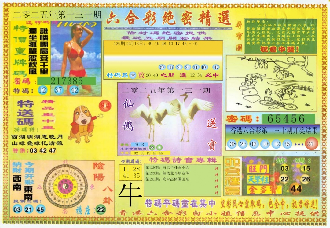 131期绝密精选A[图]