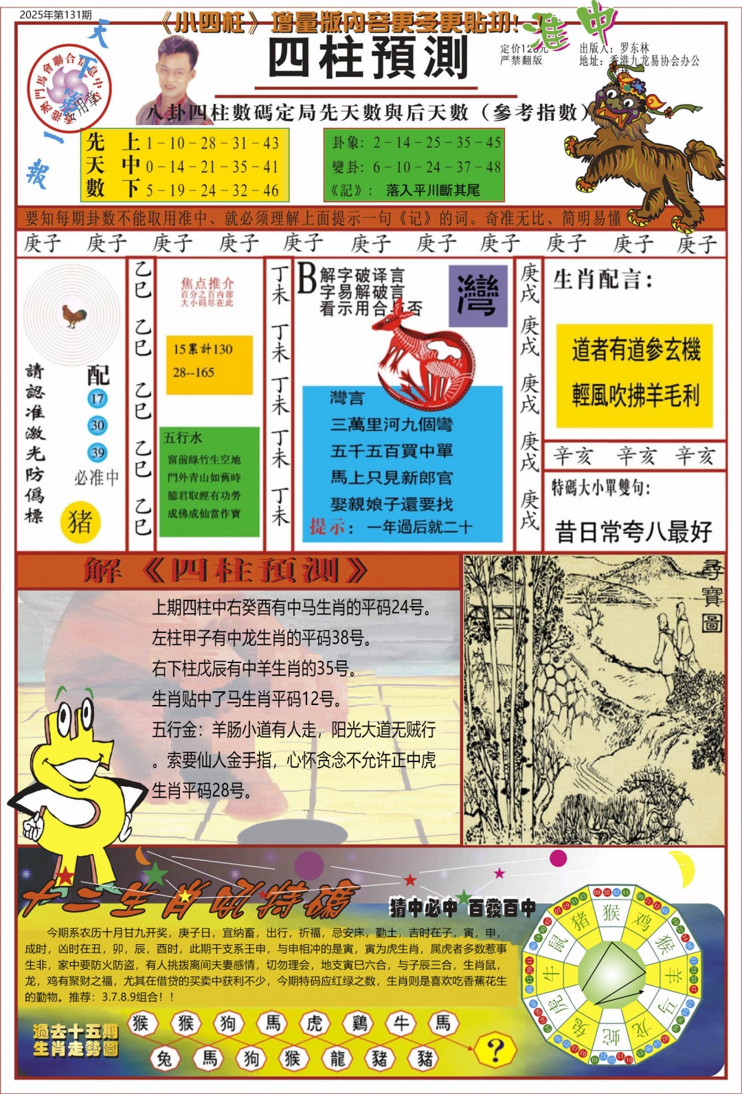 131期中四柱预测A[图]